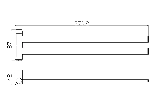 Полотенцедержатель Wonzon & Woghand глянцевое золото (WW-9131-LG) Полотенцедержатель Wonzon & Woghand глянцевое золото (WW-9131-LG)