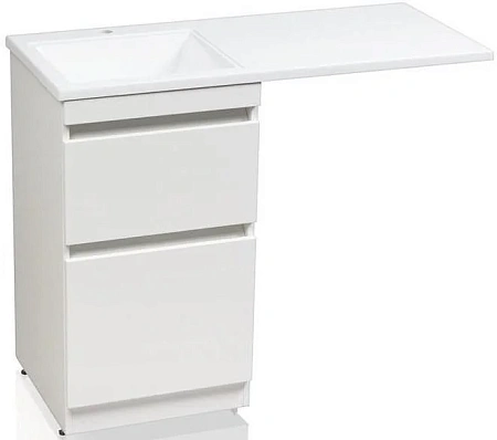 Тумба под раковину Style Line Даллас 115, Люкс белая, PLUS СС-00000515 Тумба под раковину Style Line Даллас 115, Люкс белая, PLUS СС-00000515