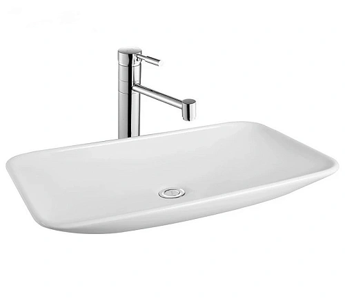 Раковина CeramaLux 9122 накладная, белый Раковина CeramaLux 9122 накладная, белый
