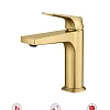 Смеситель для раковины Raglo R07.10.03 монолитный, сатин золотой Смеситель для раковины Raglo R07.10.03 монолитный, сатин золотой