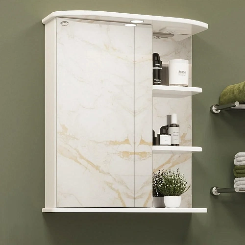 Зеркальный шкаф Onika КАРИНА 55.01 левый 205512 Зеркальный шкаф Onika КАРИНА 55.01 левый 205512