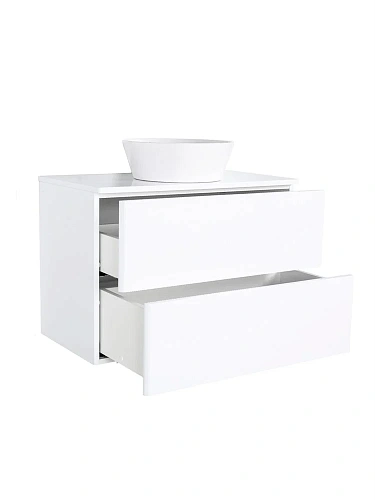 Тумба с раковиной Orange Otto Ot-75TuMDF+B08-360W подвесная Тумба с раковиной Orange Otto Ot-75TuMDF+B08-360W подвесная