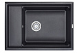 Кухонная мойка Granula KS-7305, ШВАРЦ (чёрный металлик), кварц 730х510 Кухонная мойка Granula KS-7305, ШВАРЦ (чёрный металлик), кварц 730х510