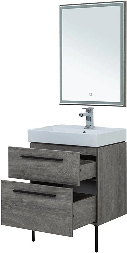 Комплект мебели Aquanet Nova 60 дуб рошелье (2 ящика) 00246281 Комплект мебели Aquanet Nova 60 дуб рошелье (2 ящика) 00246281