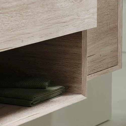 Тумба под раковину Sancos Marmi 1.0 MR1.0100EG 995х445х520 дуб галифакс натуральный, подвесная Тумба под раковину Sancos Marmi 1.0 MR1.0100EG 995х445х520 дуб галифакс натуральный, подвесная