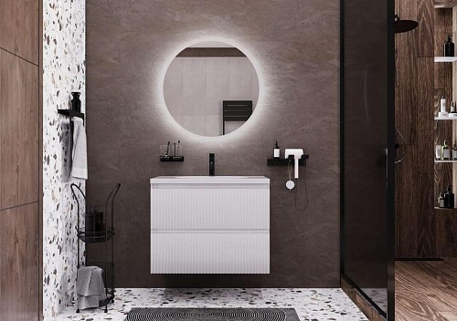 Тумба с раковиной Эстет Bali Wave 105 ФР-00018124 650х450 подвесная 2 ящика Тумба с раковиной Эстет Bali Wave 105 ФР-00018124 650х450 подвесная 2 ящика