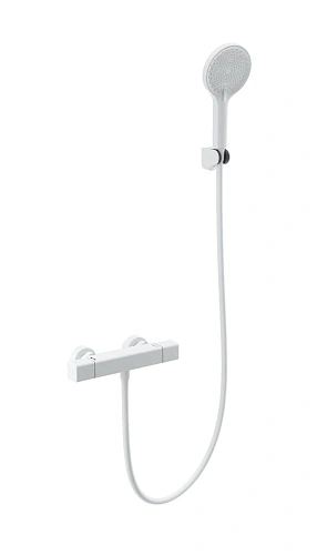 Смеситель для душа Wonzon & Woghand с термостатом, белый матовый (WW-B2016-A-MW) Смеситель для душа Wonzon & Woghand с термостатом, белый матовый (WW-B2016-A-MW)