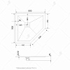 Картинка анонса товара «душевой поддон rgw stone tray st/t-be трапеция бежевый 16155099-03»