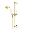 Душевая штанга CEZARES CZR-U-S-03/24-Bi ручка белая, золото 24 карат Душевая штанга CEZARES CZR-U-S-03/24-Bi ручка белая, золото 24 карат