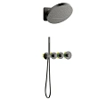 Душевая система Timo Saona SX-2329/18SM встраиваемая с термостатом черное золото Душевая система Timo Saona SX-2329/18SM встраиваемая с термостатом черное золото