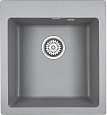 Кухонная мойка Paulmark ZEMAR PM104651-GRM серый металлик 450х510 мм Кухонная мойка Paulmark ZEMAR PM104651-GRM серый металлик 450х510 мм