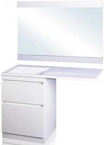 Зеркало Style Line Даллас 120, Люкс белое СС-00000393 Зеркало Style Line Даллас 120, Люкс белое СС-00000393