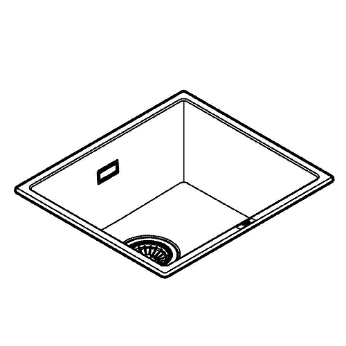Кухонная мойка GROHE K700U с одной чашей, 457 x 406 мм, серый гранит (31653AT0) Кухонная мойка GROHE K700U с одной чашей, 457 x 406 мм, серый гранит (31653AT0)