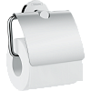 Картинка анонса товара «держатель туалетной бумаги hansgrohe logis universal 41723000, с крышкой»