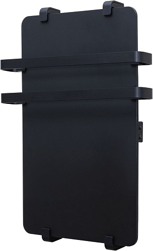 Полотенцесушитель электрический Allen Brau Infinity 100x44 00325637 с рейлингом 2.0 и креплением, черный матовый Полотенцесушитель электрический Allen Brau Infinity 100x44 00325637 с рейлингом 2.0 и креплением, черный матовый