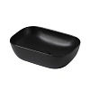 Раковина ABBER Rechteck AC2200MB накладная, черная матовая