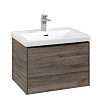 Картинка анонса товара «тумба под раковину villeroy &amp; boch subway 3.0 с подсветкой stone oak / stone oak c575l1rk»