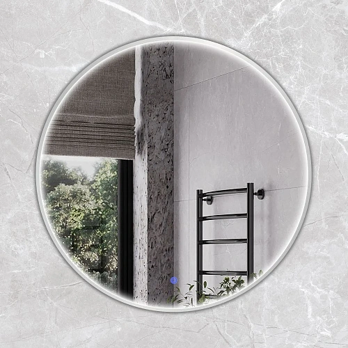 Зеркало Comforty Вега-75 00-00020726 LED IC-подсветка, холодный свет, сенсор, серебряный матовый Зеркало Comforty Вега-75 00-00020726 LED IC-подсветка, холодный свет, сенсор, серебряный матовый