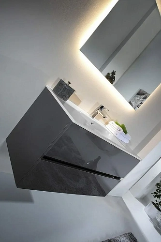 Тумба под раковину Armadi Art Vallessi 837-120-A glossy 120x46cm АНТРАЦИТ глянец Тумба под раковину Armadi Art Vallessi 837-120-A glossy 120x46cm АНТРАЦИТ глянец