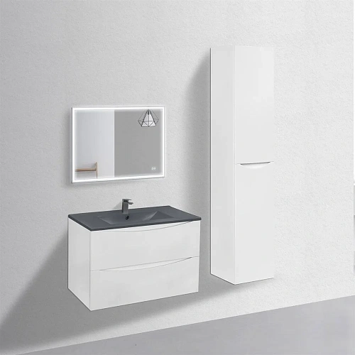Тумба под раковину Vincea Mia 750 VMC-2MC750GW подвесная, 2 выкатных ящика soft close, G.White Тумба под раковину Vincea Mia 750 VMC-2MC750GW подвесная, 2 выкатных ящика soft close, G.White
