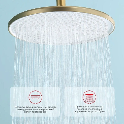 Душевая система Raglo R20.26.03, золотой сатин Душевая система Raglo R20.26.03, золотой сатин