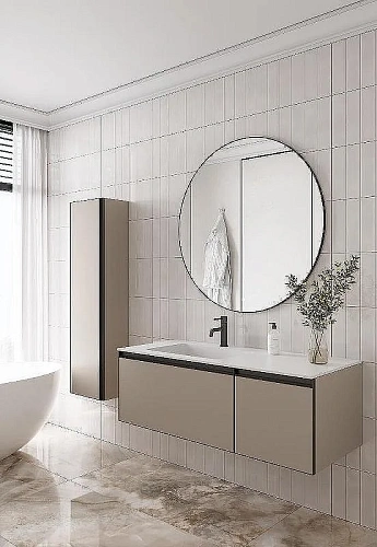 Тумба под раковину Armadi Art QUATRO 2 120см (80+40) DAPHNE профиль ANTHRACITE 790-M2-120-D-A Тумба под раковину Armadi Art QUATRO 2 120см (80+40) DAPHNE профиль ANTHRACITE 790-M2-120-D-A