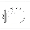 Душевой поддон River WEMOR 100/80/44 R ассимметричный 1000x800x440 мм 10000006114 Душевой поддон River WEMOR 100/80/44 R ассимметричный 1000x800x440 мм 10000006114