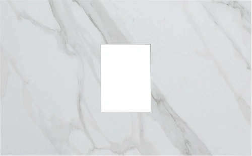 Комплект мебели STWORKI Эстерсунд 75 белая матовая, монте тиберио 459860 Комплект мебели STWORKI Эстерсунд 75 белая матовая, монте тиберио 459860