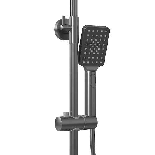 Душевая система GROSSMAN Cosmo 500.K35.02.420 графит сатиновый Душевая система GROSSMAN Cosmo 500.K35.02.420 графит сатиновый