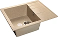 Кухонная мойка GranFest Quadro Q-650 L пес песок Кухонная мойка GranFest Quadro Q-650 L пес песок