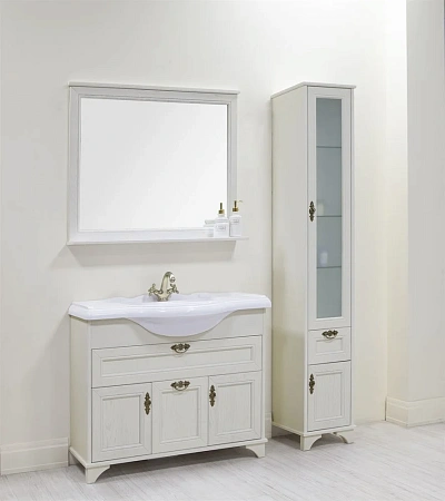 Зеркало Aquaton Идель 105 дуб белый 1A197902IDM70 Зеркало Aquaton Идель 105 дуб белый 1A197902IDM70