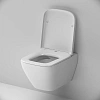 Унитаз подвесной AM.PM Spirit V2.0 C701701SC Square FlashClean с сиденьем микролифт Унитаз подвесной AM.PM Spirit V2.0 C701701SC Square FlashClean с сиденьем микролифт