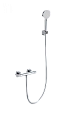 Смеситель для душа Wonzon & Woghand с термостатом, хром (WW-B2063-A-CR) Смеситель для душа Wonzon & Woghand с термостатом, хром (WW-B2063-A-CR)