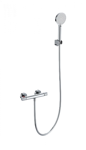 Смеситель для душа Wonzon & Woghand с термостатом, хром (WW-B2063-A-CR) Смеситель для душа Wonzon & Woghand с термостатом, хром (WW-B2063-A-CR)
