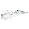 Верхний душ hansgrohe Raindance Rainfall 180 AIR 2jet, белый/хром 28433400