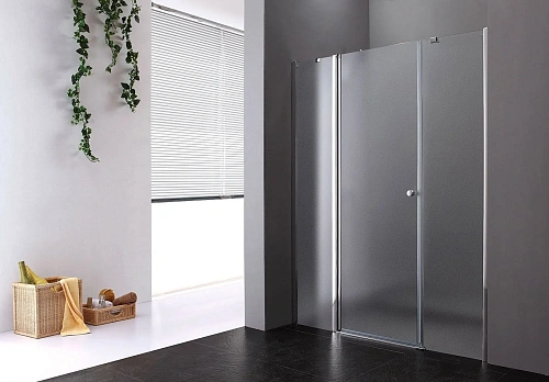 Душевая дверь CEZARES ELENA-W-B-13-40+60/40-P-Cr-L 140см стекло рифленое, профиль хром Душевая дверь CEZARES ELENA-W-B-13-40+60/40-P-Cr-L 140см стекло рифленое, профиль хром