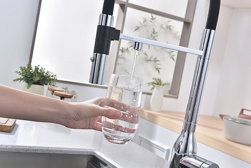 Смеситель для кухни Paulmark Magneto One хром Ma213188-CR Смеситель для кухни Paulmark Magneto One хром Ma213188-CR