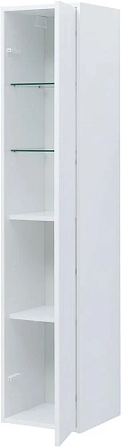 Шкаф-пенал Aquanet Lino (Flat) 35 белый глянец 00295039 Шкаф-пенал Aquanet Lino (Flat) 35 белый глянец 00295039