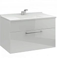 Тумба под раковину De Aqua Квадро-1 80 белый 00185573 Тумба под раковину De Aqua Квадро-1 80 белый 00185573