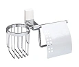 Держатель туалетной бумаги WasserKRAFT Leine K-5059WHITE и освежителя белый/хром Держатель туалетной бумаги WasserKRAFT Leine K-5059WHITE и освежителя белый/хром