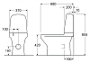 Картинка анонса товара «унитаз напольный gustavsberg estetic 8300 gb1183002s0231g крышка микролифт, безободковый»