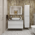 Тумба со столешницей и раковиной BelBagno KRAFT 100 kraft100bo-kepmgl-1346-set подвесная KRAFT100BO-KEPMGL-1346-SET Тумба со столешницей и раковиной BelBagno KRAFT 100 kraft100bo-kepmgl-1346-set подвесная KRAFT100BO-KEPMGL-1346-SET