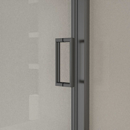 Душевая дверь Vincea City VDS-5CT120CLGM, 1200, вороненая сталь, стекло прозрачное