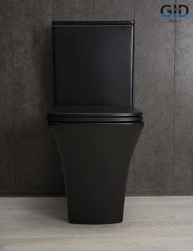 Унитаз напольный Gid Tn2184Bm 62252Y черный матовый 62.5x37x83 с крышкой микролифт Унитаз напольный Gid Tn2184Bm 62252Y черный матовый 62.5x37x83 с крышкой микролифт