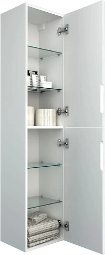 Шкаф-пенал Aquanet Джейн 35 00313289 белый матовый Шкаф-пенал Aquanet Джейн 35 00313289 белый матовый