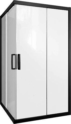 Душевой уголок STWORKI Дублин 100x100 см профиль черный матовый 464900 Душевой уголок STWORKI Дублин 100x100 см профиль черный матовый 464900