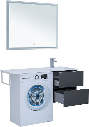 Тумба под раковину Aquanet Алвита 48 серый антрацит 00243662 Тумба под раковину Aquanet Алвита 48 серый антрацит 00243662