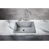 Кухонная мойка Milacio Leon 55 Cuarzo (MC.77083), серый металлик Кухонная мойка Milacio Leon 55 Cuarzo (MC.77083), серый металлик