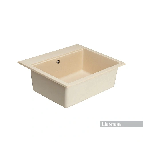 Кухонная мойка Aquaton Делия 60 1A715232LD290 из литого мрамора, прямоугольная, шампань Кухонная мойка Aquaton Делия 60 1A715232LD290 из литого мрамора, прямоугольная, шампань