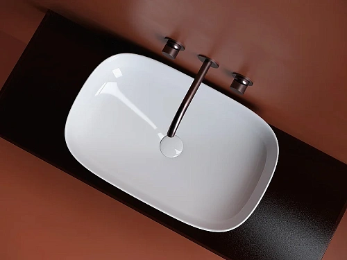 Раковина Ceramica Nova ELEMENT CN5030 белый накладная Раковина Ceramica Nova ELEMENT CN5030 белый накладная